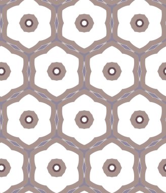 Geometrik şekilli kusursuz desen vektör çizimi