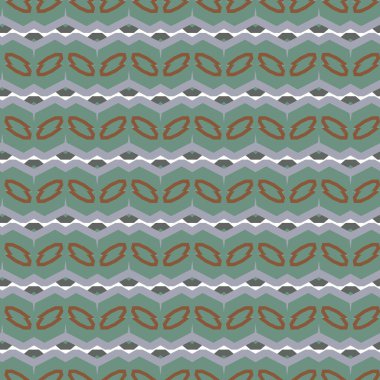 Geometrik şekilli kusursuz desen vektör çizimi