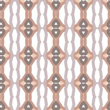 Geometrik şekilli kusursuz desen, vektör illüstrasyonu