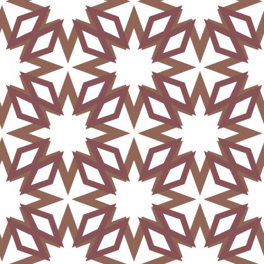 Geometrik şekilli kusursuz desen, vektör illüstrasyonu