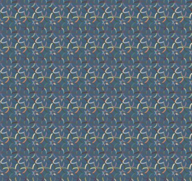 Geometrik şekilli kusursuz desen vektör çizimi