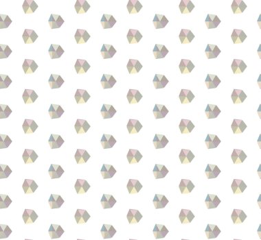 Geometrik şekilli kusursuz desen vektör çizimi