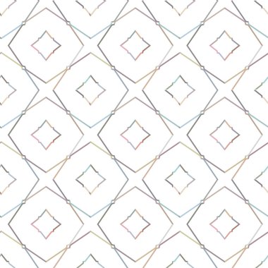 Geometrik şekilli kusursuz desen vektör çizimi