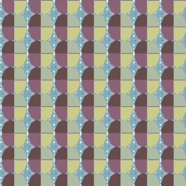 Geometrik şekilli kusursuz desen vektör çizimi