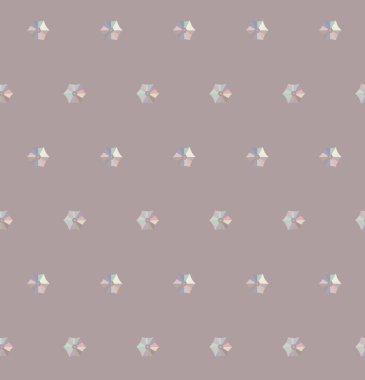 Geometrik şekilli kusursuz desen vektör çizimi