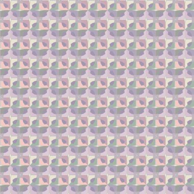 Geometrik şekilli kusursuz desen vektör çizimi