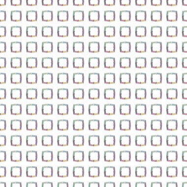 Geometrik şekilli kusursuz desen, vektör illüstrasyonu