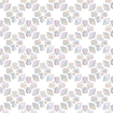 Geometrik şekilli kusursuz desen, vektör illüstrasyonu