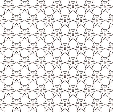 Geometrik şekilli kusursuz desen vektör çizimi