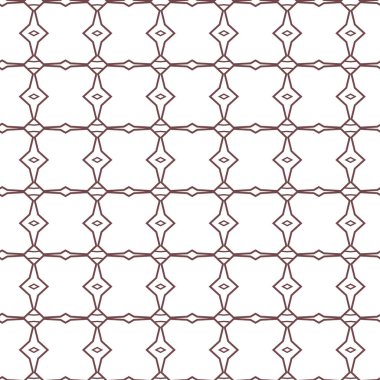 Geometrik şekilli kusursuz desen, vektör illüstrasyonu