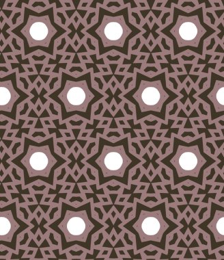 Geometrik şekilli kusursuz desen vektör çizimi