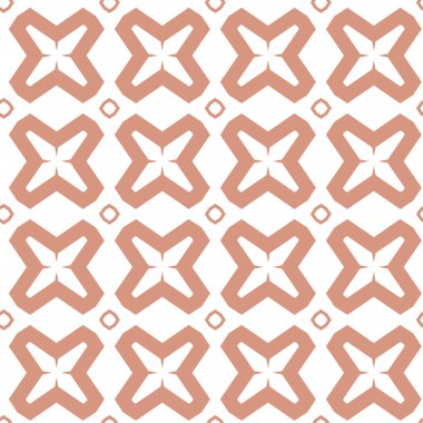 Geometrik şekilli kusursuz desen vektör çizimi