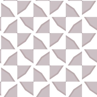 Geometrik şekilli kusursuz desen, vektör illüstrasyonu