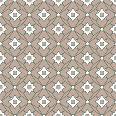 Geometrik şekilli kusursuz desen, vektör illüstrasyonu