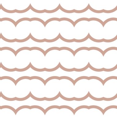 Geometrik şekilli kusursuz desen, vektör illüstrasyonu