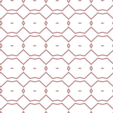 Geometrik şekilli kusursuz desen, vektör illüstrasyonu