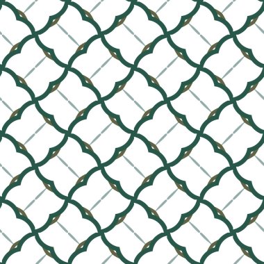 Geometrik şekilli kusursuz desen vektör çizimi