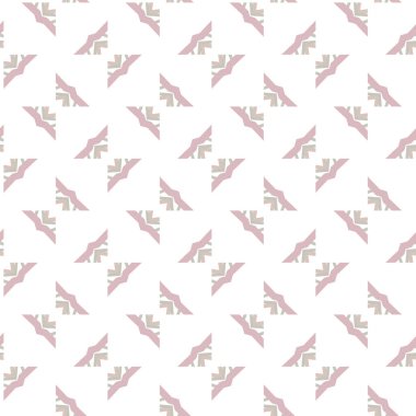 Geometrik şekilli kusursuz desen vektör çizimi