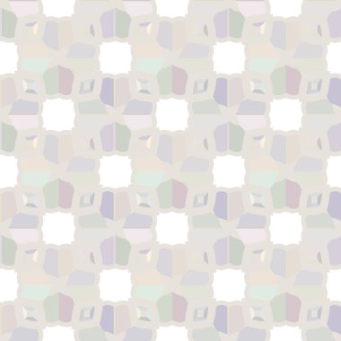 Geometrik şekilli kusursuz desen, vektör illüstrasyonu