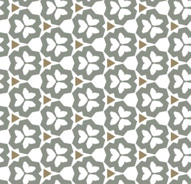 Geometrik şekilli kusursuz desen vektör çizimi