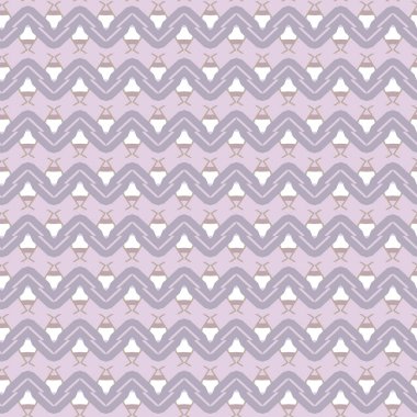 Geometrik şekilli kusursuz desen vektör çizimi