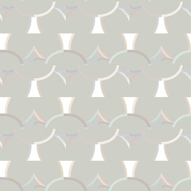 Geometrik şekilli kusursuz desen, vektör illüstrasyonu