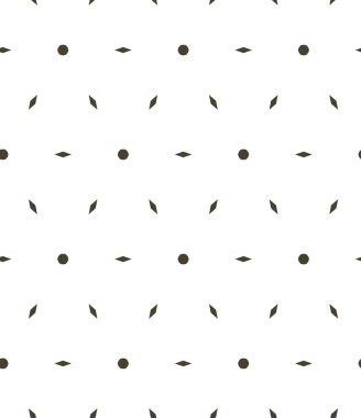 Geometrik şekilli kusursuz desen, vektör illüstrasyonu