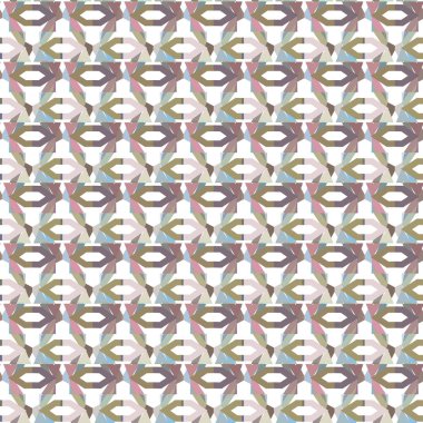 Geometrik şekilli kusursuz desen, vektör illüstrasyonu