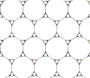 Geometrik şekilli kusursuz desen, vektör illüstrasyonu