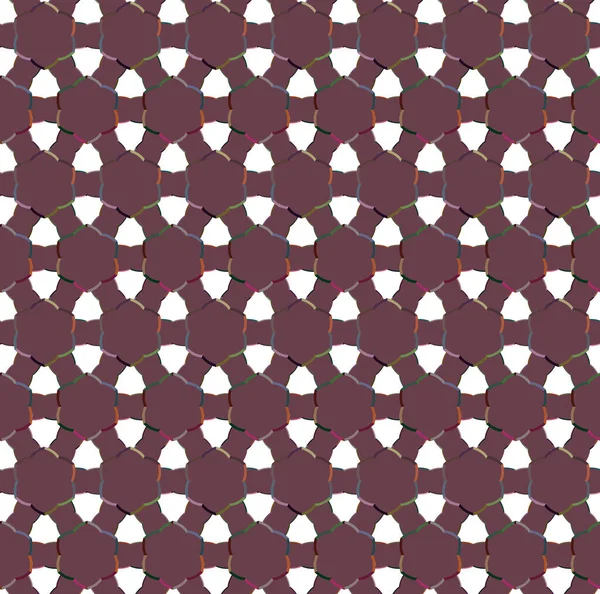 Seamless Pattern Geometric Shapes Vector Illustration — Stock Vector