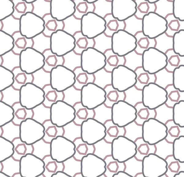 Nahtlose Muster Mit Geometrischen Formen Vektorillustration — Stockvektor