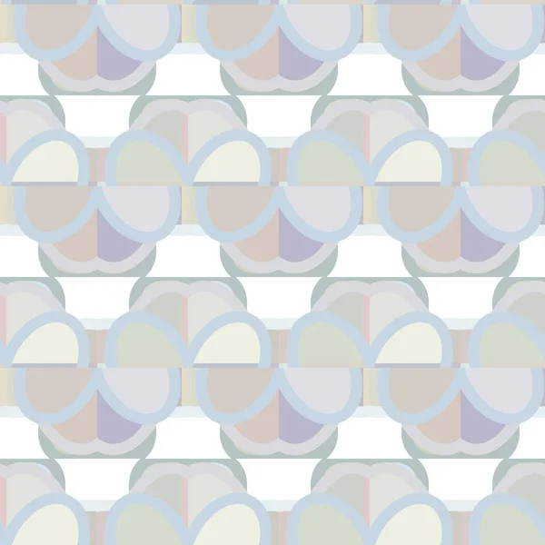 Motif Sans Couture Avec Des Formes Géométriques Illustration Vectorielle — Image vectorielle