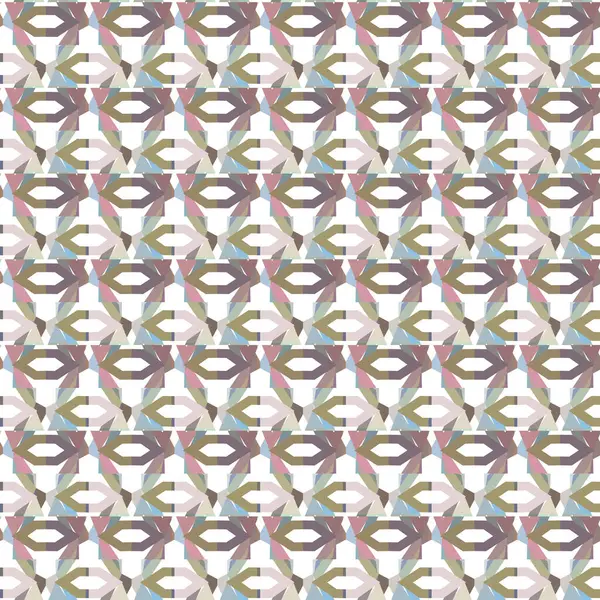 Geometrik şekilli kusursuz desen, vektör illüstrasyonu