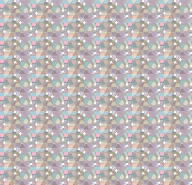 Geometrik şekilli kusursuz desen vektör çizimi