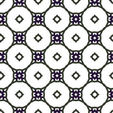 Geometrik şekilli kusursuz desen, vektör illüstrasyonu