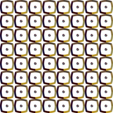 Geometrik şekilli kusursuz desen, vektör illüstrasyonu