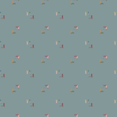 Geometrik şekilli kusursuz desen, vektör illüstrasyonu