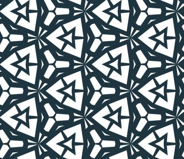Geometrik şekilli kusursuz desen vektör çizimi