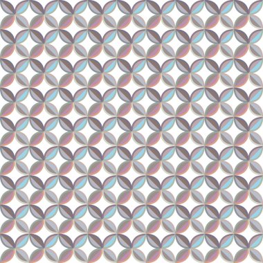 Geometrik şekilli kusursuz desen vektör çizimi