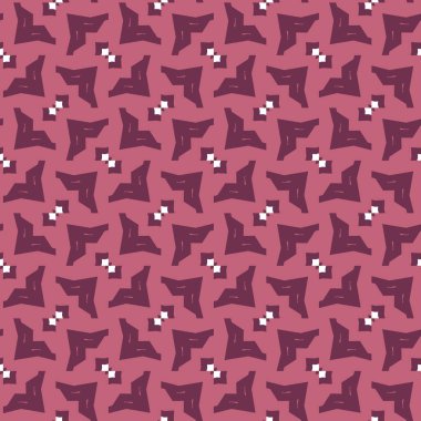 Geometrik şekilli kusursuz desen vektör çizimi