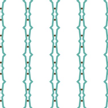 Geometrik şekilli kusursuz desen vektör çizimi