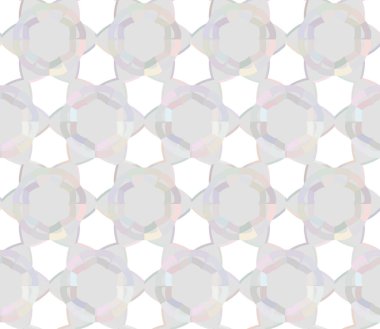 Geometrik şekilli kusursuz desen, vektör illüstrasyonu