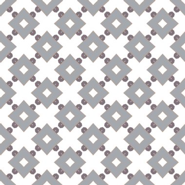 Geometrik şekilli kusursuz desen, vektör illüstrasyonu