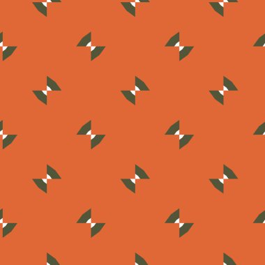 Geometrik şekilli kusursuz desen, vektör illüstrasyonu