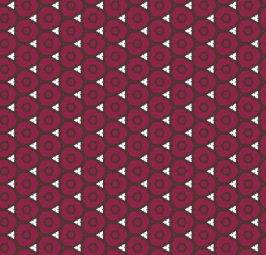 Geometrik şekilli kusursuz desen vektör çizimi