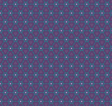 Geometrik şekilli kusursuz desen vektör çizimi