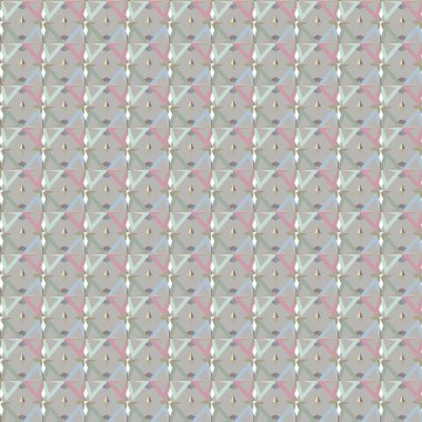 Geometrik şekilli kusursuz desen, vektör illüstrasyonu