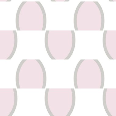 Geometrik şekilli kusursuz desen, vektör illüstrasyonu