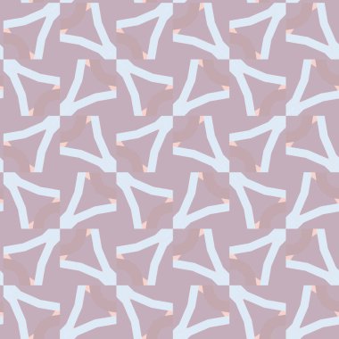 Geometrik şekilli kusursuz desen, vektör illüstrasyonu