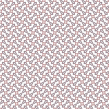 Geometrik şekilli kusursuz desen, vektör illüstrasyonu